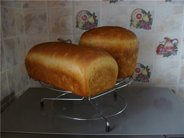 Airy sourdough bread