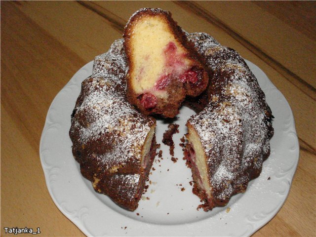Ciasto twarogowo-czekoladowe