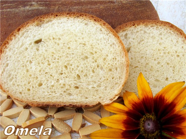 Belgian wheat bread (oven)