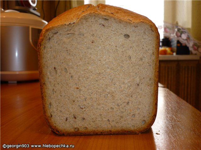 Pane di segale di grano con cicoria (macchina per il pane)