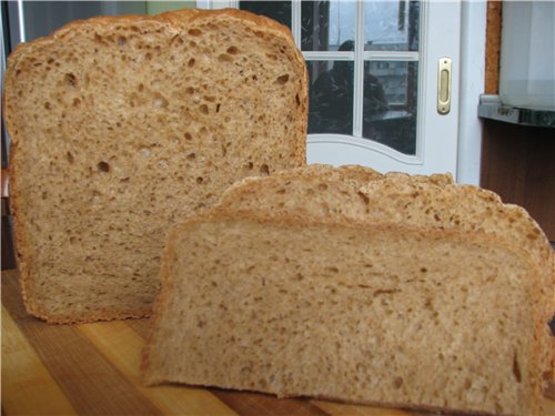 Long-proofed wheat-rye bread in the cold (oven)
