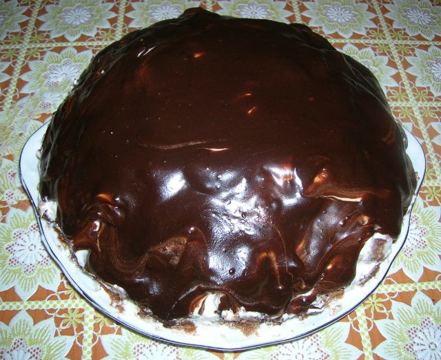 עוגת בלונד בשוקולד