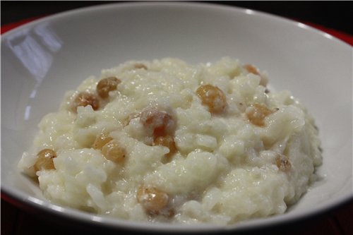 Rice milk porridge with raisins (Panasonic SR-TMH 18)