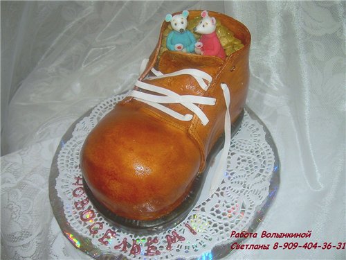עוגות עם נעליים