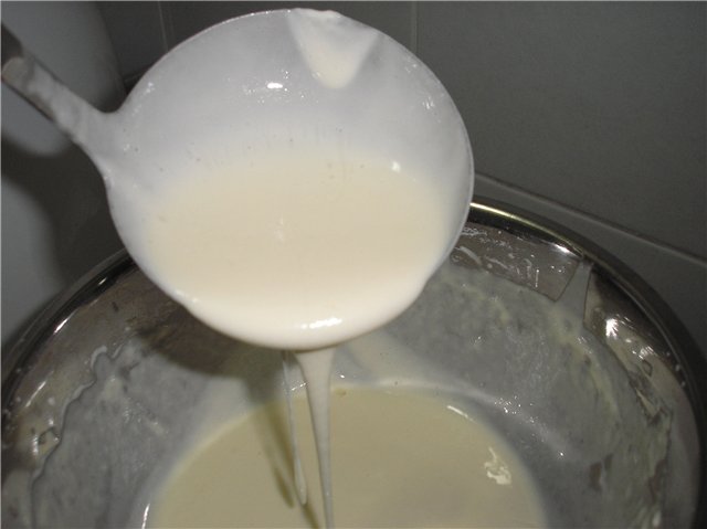 Frittelle con siero di latte senza uova