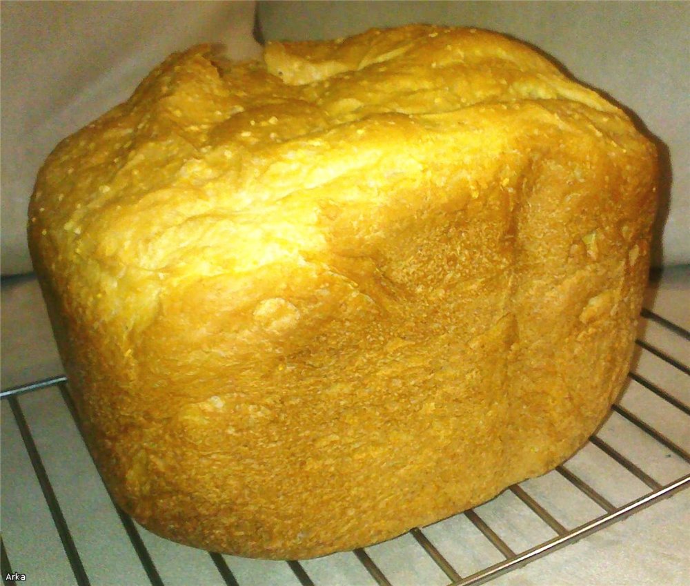 خبز القمح والذرة مع بذور الخشخاش (بالفرن)