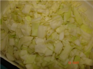 Lazy stuffed cabbage rolls in sour cream sauce (multicooker-pressure cooker Polaris 0305)