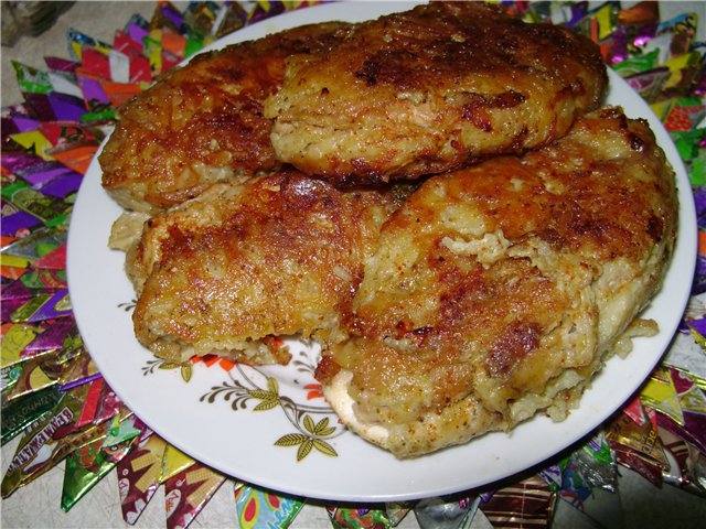 Csirkefilé burgonyakabátban (kakukk1054)