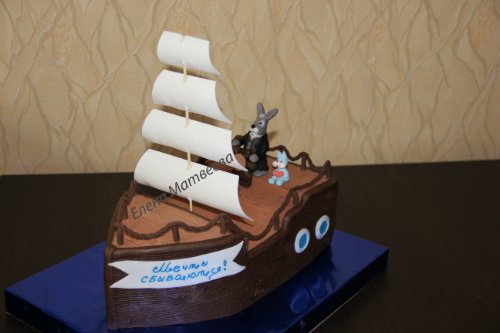 Ships and sea (cakes)