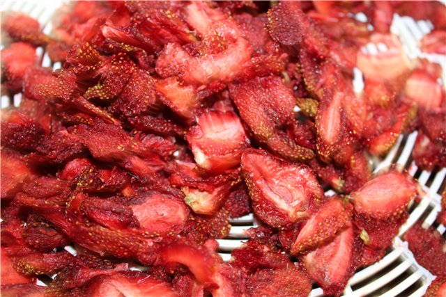 Dried strawberries - how to do?