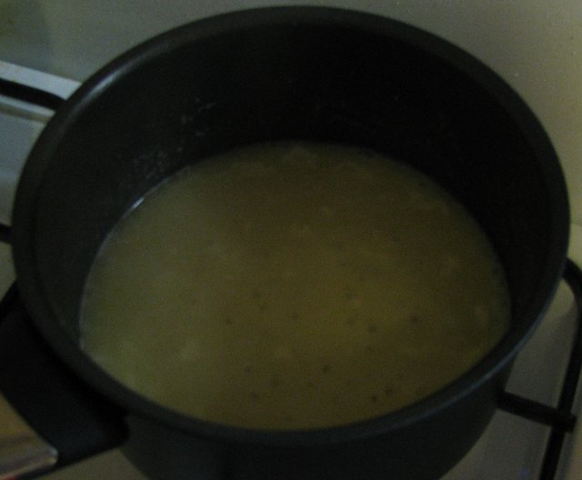 Bavorská krupicová polévka