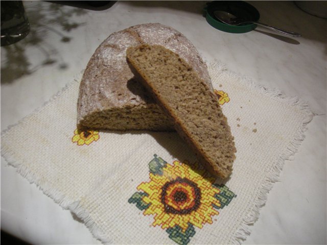 100% pełnoziarnisty chleb kanapkowy Peter Reinhart