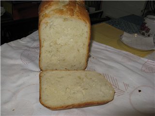 Moulinex. Wit brood met uien.