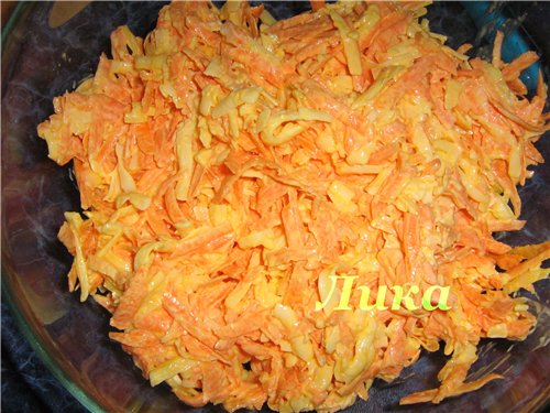 Spicy carrot salad