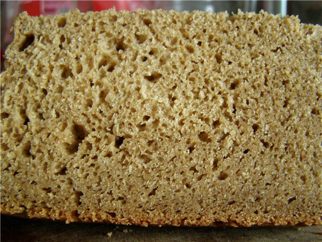 Borodino bread The same one in the bread maker