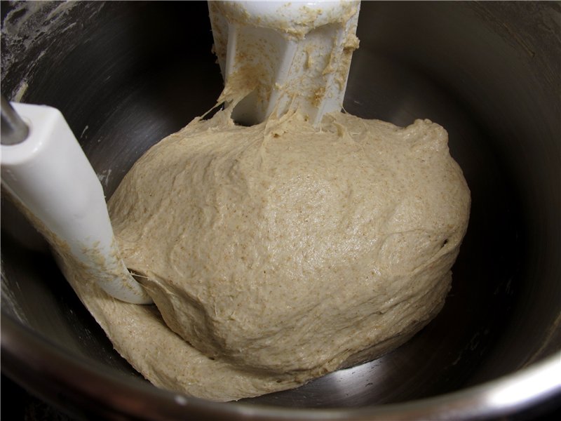 לחם חיטה 50% דגנים מלאים - גרסאות האח והיצוק (ג'פרי המלמן)