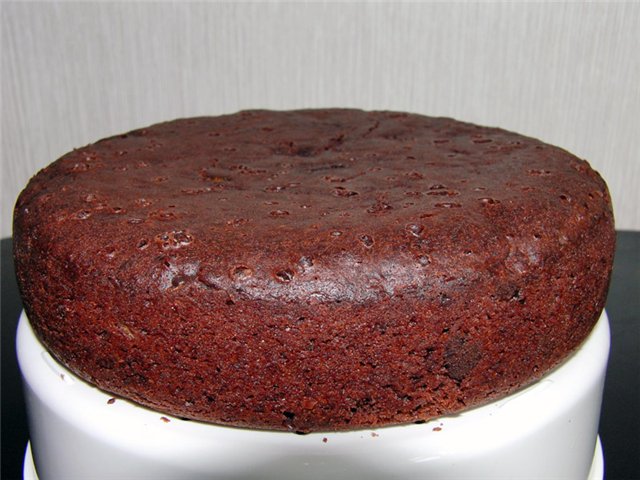 Chocolate muffin with zucchini