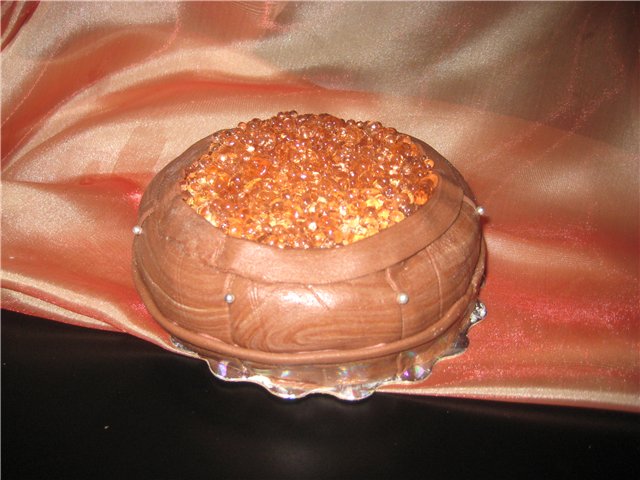 חביות וכריכים עם קוויאר (עוגות)