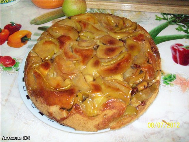 Flip Pie with Pears