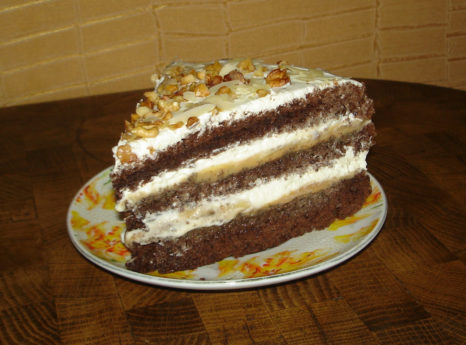 Csokoládé-banán torta (Szeleznev desszertje alapján)