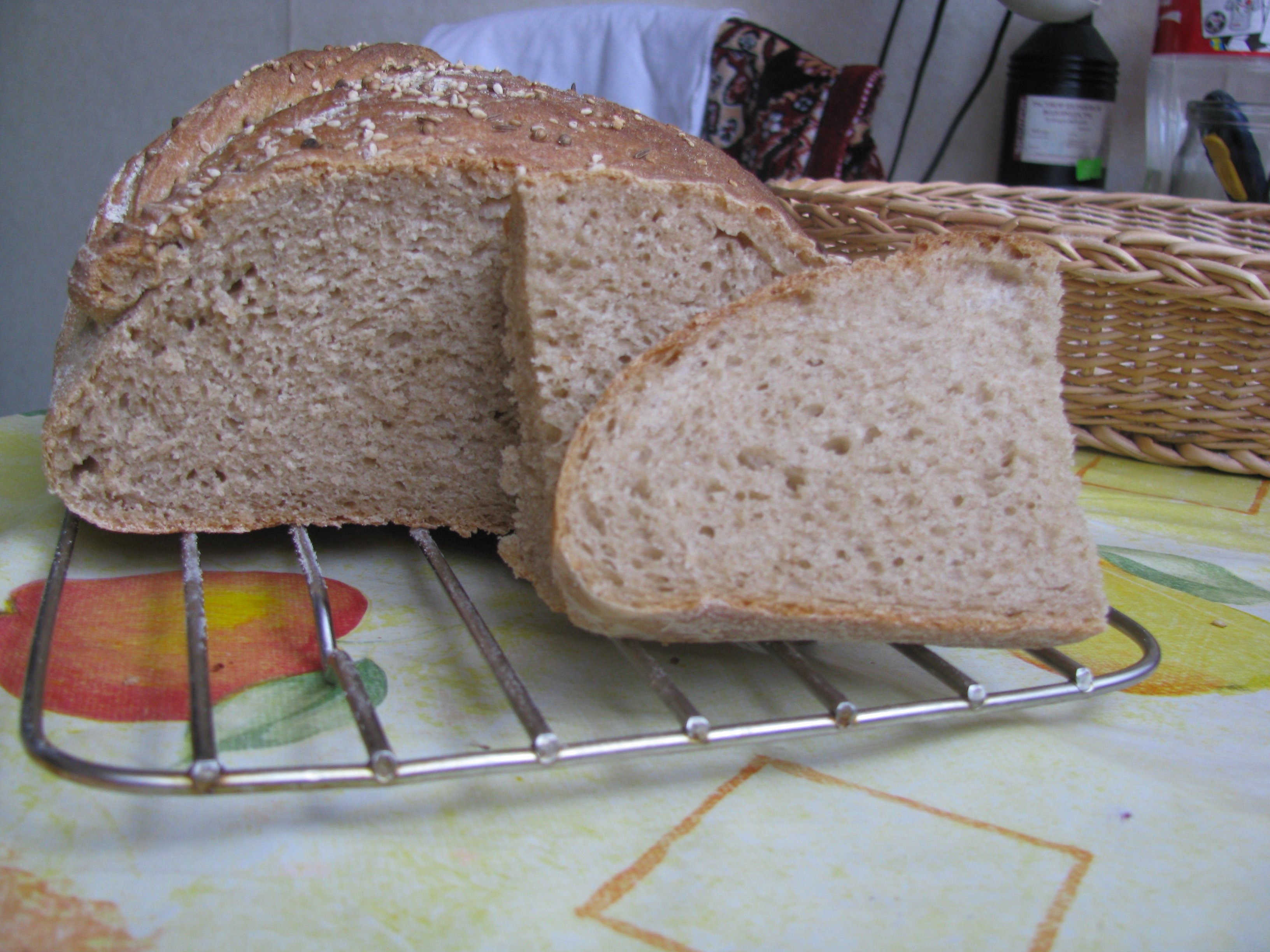 Chleb pszenno-żytni (w piekarniku)
