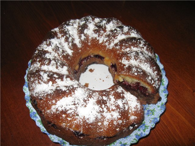 Ciasto twarogowo-czekoladowe