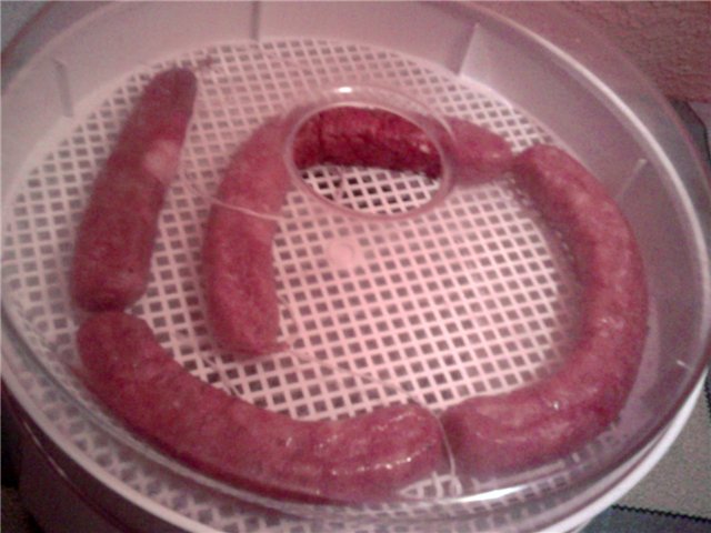 Sausage at home