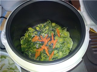 حساء البصل في باناسونيك multicooker