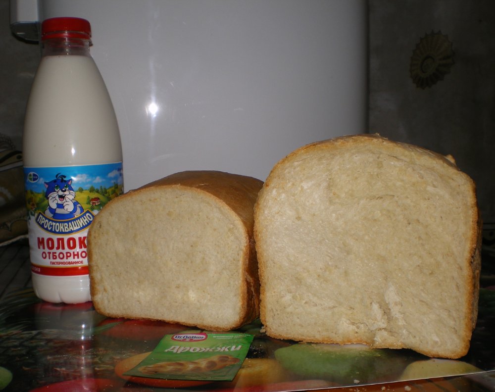 Panasonic SD-2501. Milk bread