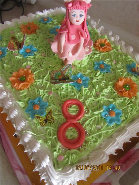 Virágos sütemények