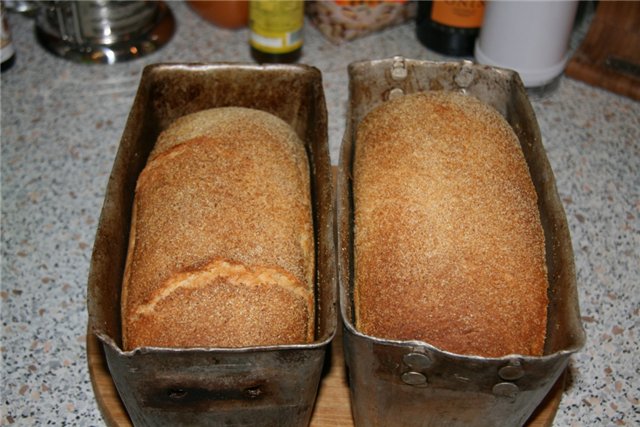 Anadama - híres új-angliai kenyér (Peter Reinhart) (sütő)
