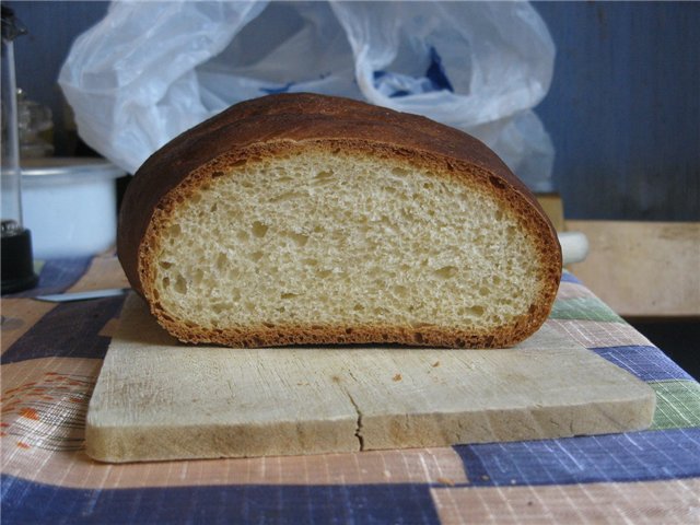 לחם חיטה בלגי (תנור)