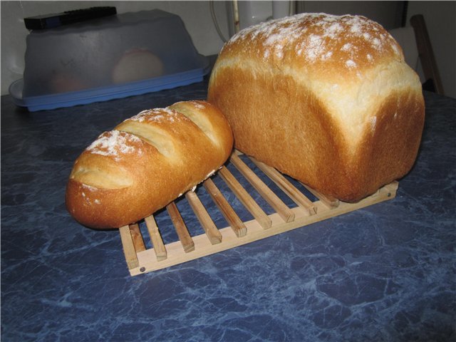 Pan de molde de trigo y patata (horno)
