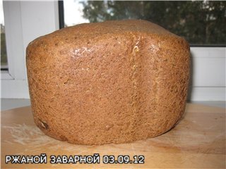 Warzony chleb żytni na kefirze (wypiekacz do chleba)