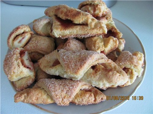 Cottage cheese biscuits Goose feet