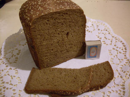 Borodino bread with Borodino mixture (bread maker)