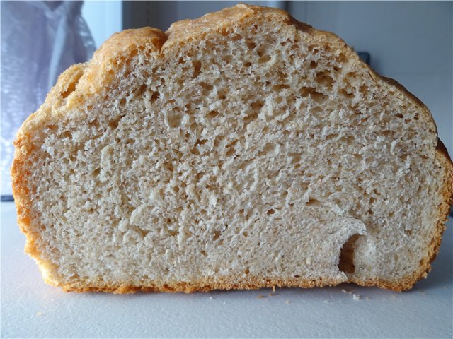 Panasonic SD-2501. Bread with curdled milk