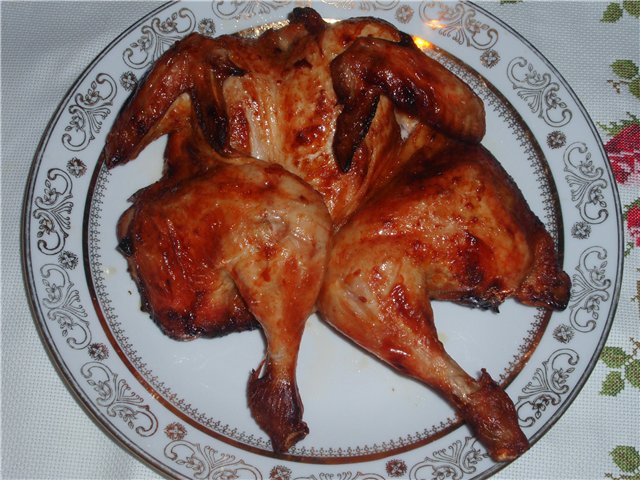 دجاج بصلصة رائعة (وصفة من علاء بودنيتسكايا)