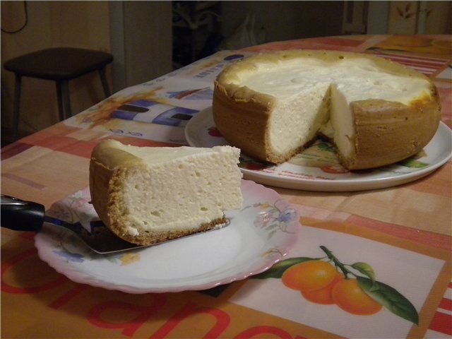 Curd cake in a Panasonic multicooker