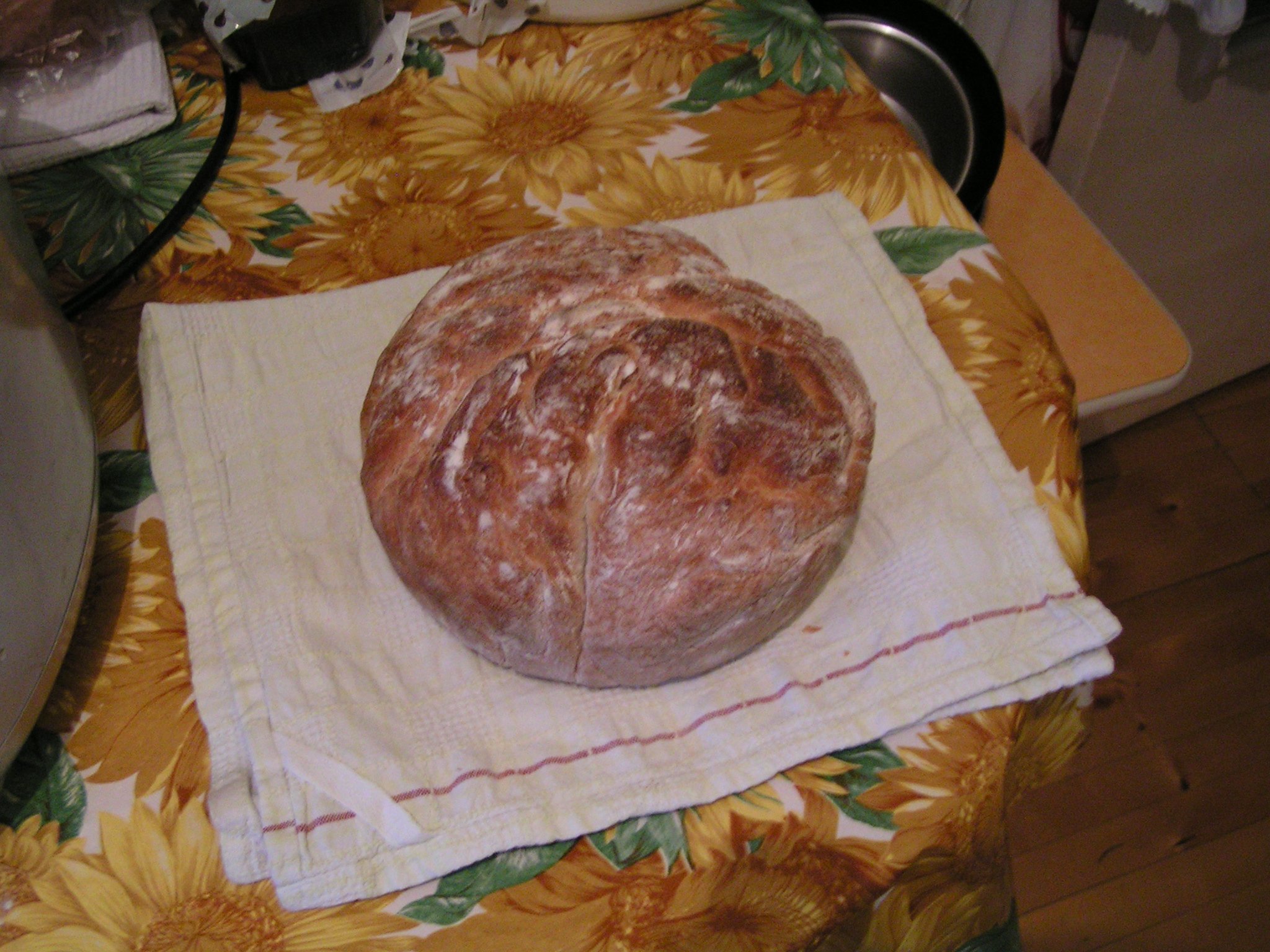 כיכר לחם מהתבנית (תנור)