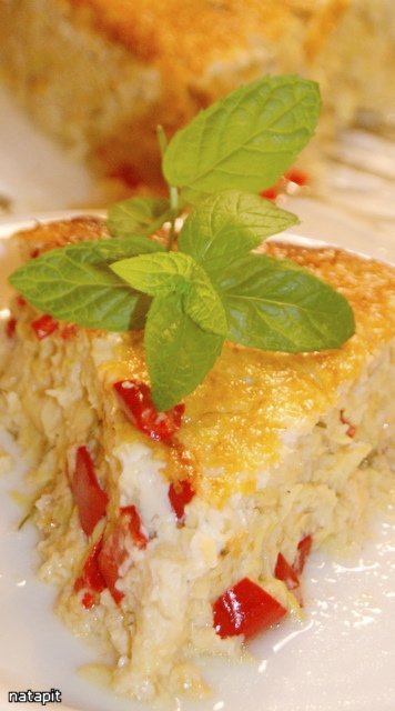 Juicy vegetable casserole with cheese