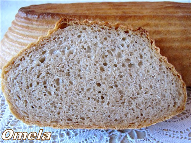 Búza-rozs sváb kenyér G. Biremont-tól (kemence)