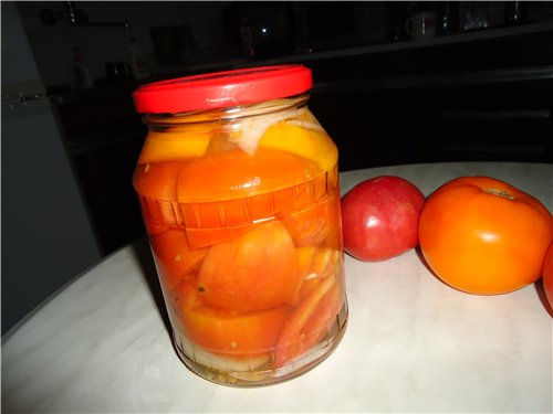 Pomodori in gelatina