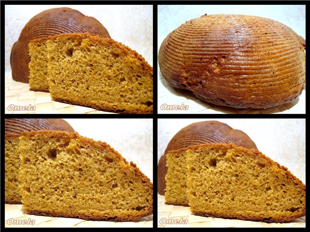 Chleb dyniowy na zakwasie żytnim