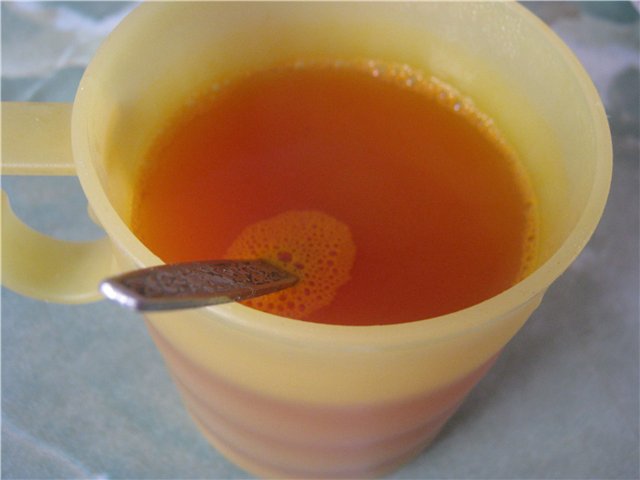Saffron soup