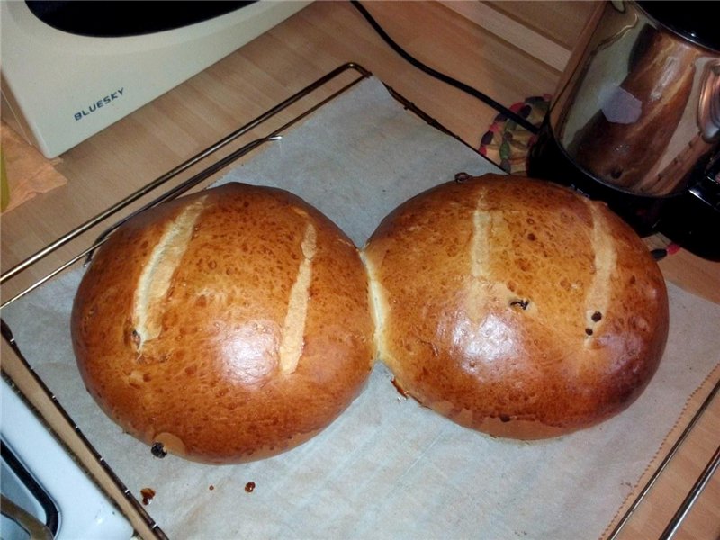 Dnepropetrovskaya bun in the oven according to GOST