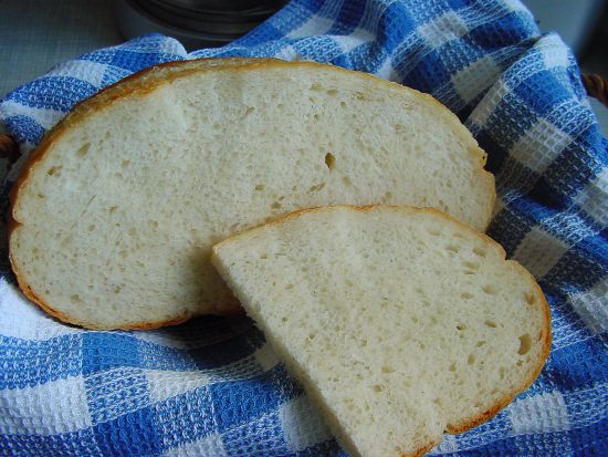 לחם מבושל "קרולינה" עם קמח אורז (תנור)