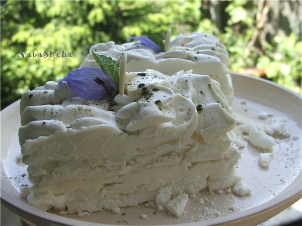 Meringue cake from the movie Say a word about the poor hussar