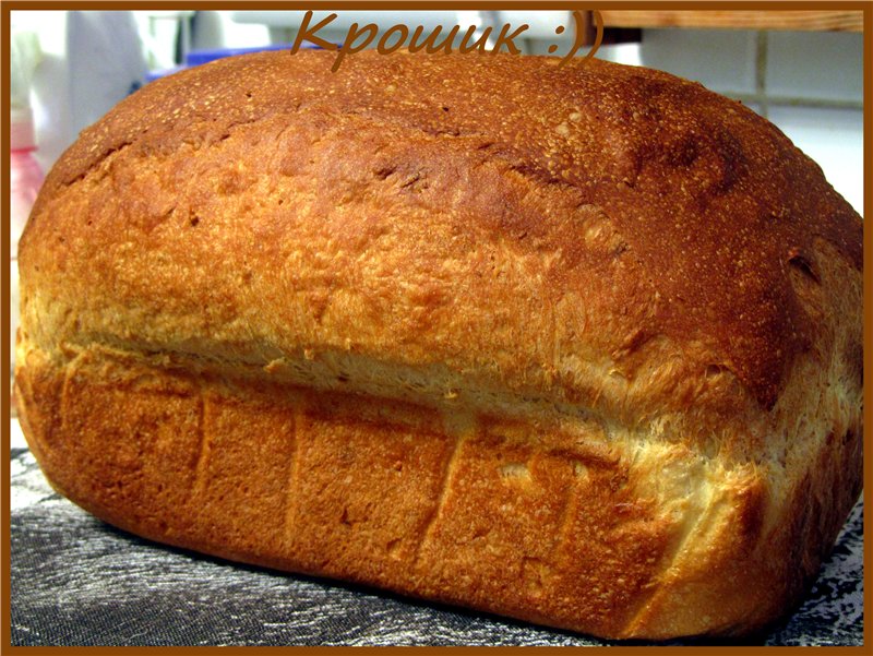 לחם חיטה עם פתיתי תפוחי אדמה (יצרנית לחם)