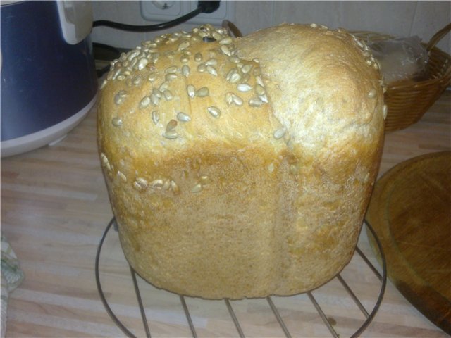Chleb codzienny (z mąką pełnoziarnistą i żytnią)